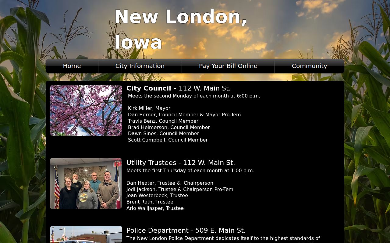 New London Police contact information for tracing a Henry County traffic citation