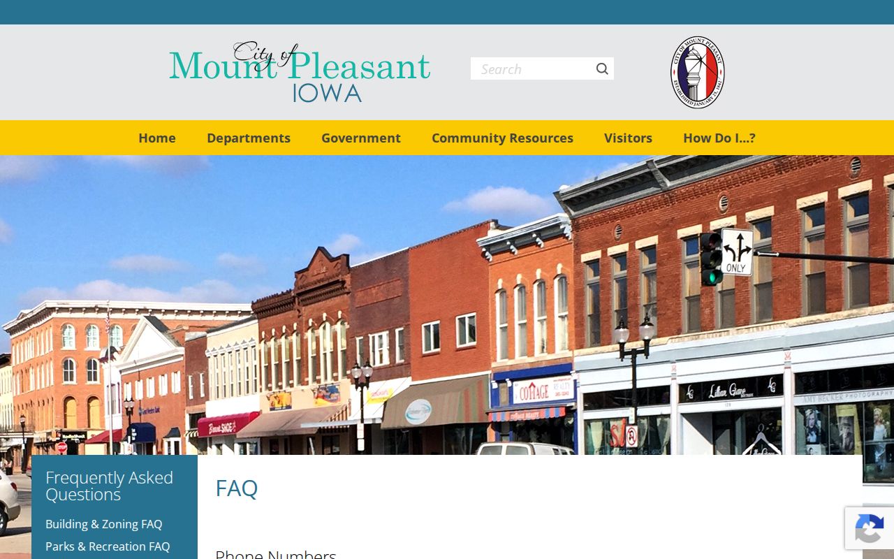 Mount Pleasant traffic citation directions routing court tickets to the Henry County Clerk