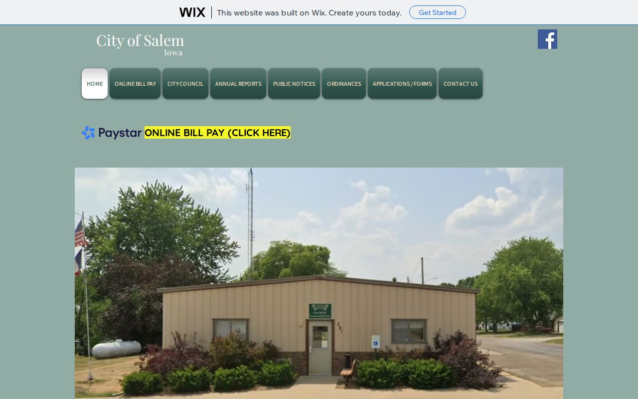 Official Salem city office page for local contact and ordinance information